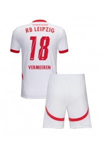 RB Leipzig Arthur Vermeeren #18 Babytruitje Thuis tenue Kind 2024-25 Korte Mouw (+ Korte broeken)